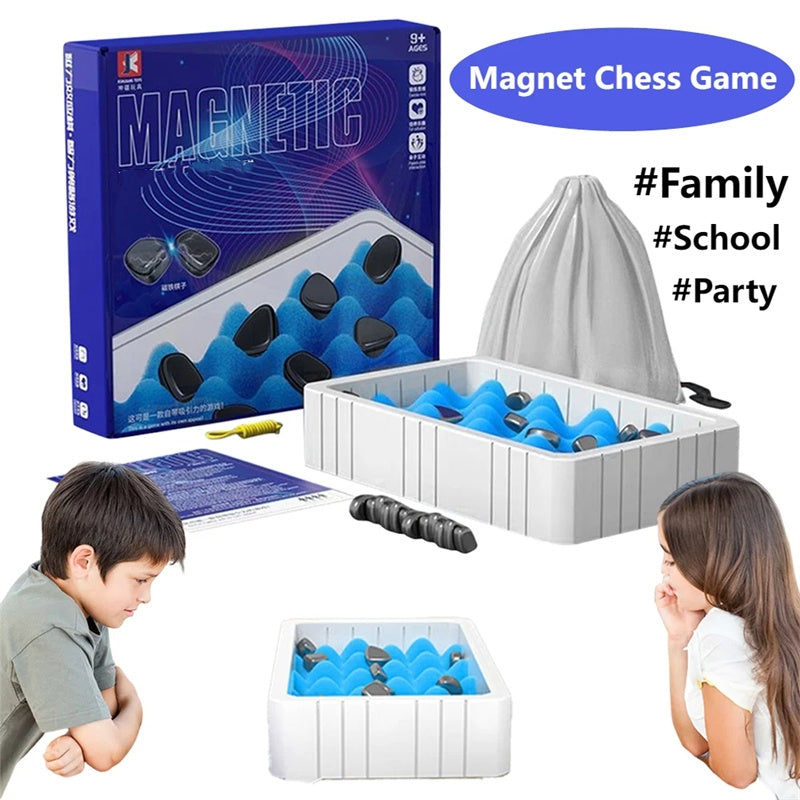 Magnetic Chess Game Magnet Stone Board Game
